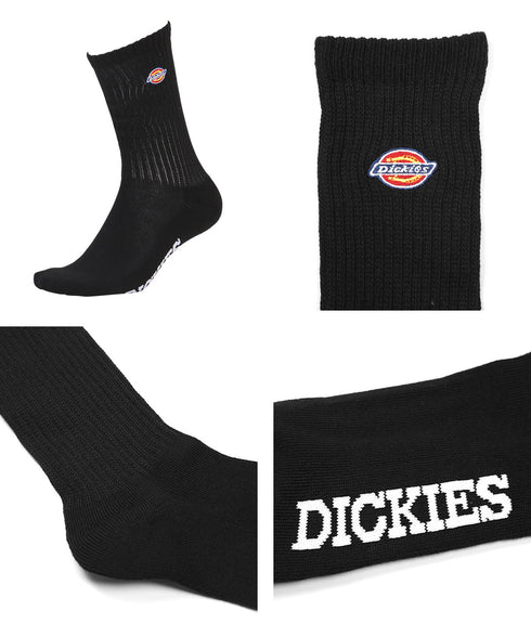 ディッキーズ Dickies 3足セット ロゴ刺繍底パイル レディース ソックス 【メール便】 cts