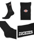 ディッキーズ Dickies 3足セット ロゴ刺繍底パイル レディース ソックス 【メール便】 cts