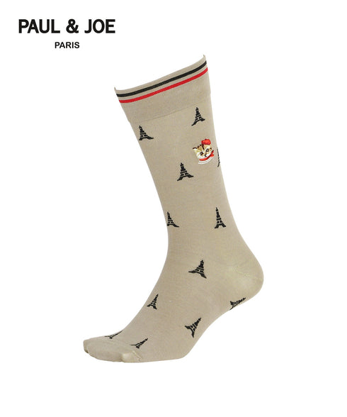 ポールアンドジョー PAUL&JOE ヌネットフェイス パリヌネット 刺繡 クルーソックス 【メール便】