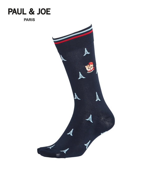 ポールアンドジョー PAUL&JOE ヌネットフェイス パリヌネット 刺繡 クルーソックス 【メール便】