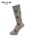 ポールアンドジョー PAUL&JOE ヌネットフェイス パリヌネット 刺繡 クルーソックス 【メール便】