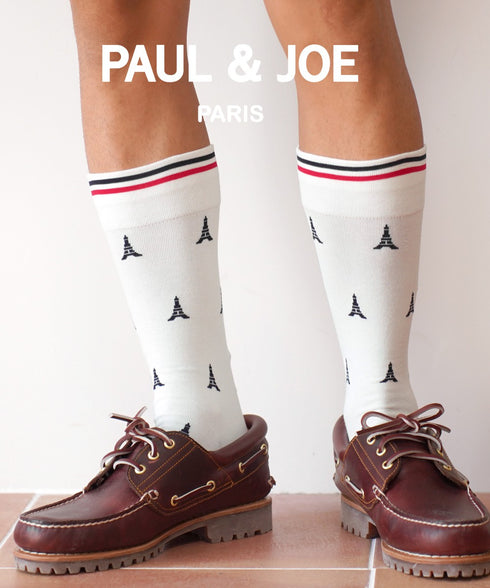 ポールアンドジョー PAUL&JOE ヌネットフェイス パリヌネット 刺繡 クルーソックス 【メール便】