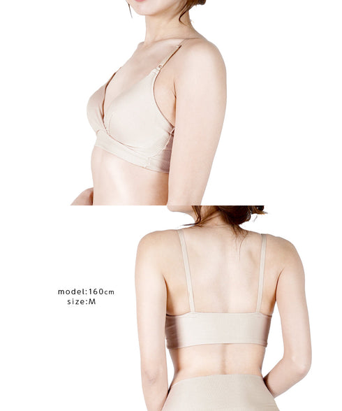 グンゼ GUNZE KIREILABO Fitte リブ レディース ブラレット