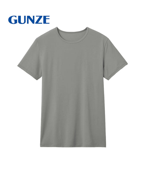 グンゼ GUNZE COOL MAGIC アセドロン ベア天 メンズ クルーネック半袖Tシャツ 【メール便】