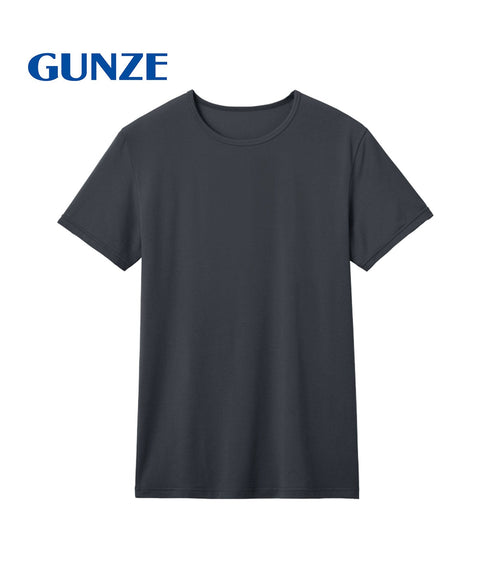 グンゼ GUNZE COOL MAGIC アセドロン ベア天 メンズ クルーネック半袖Tシャツ 【メール便】