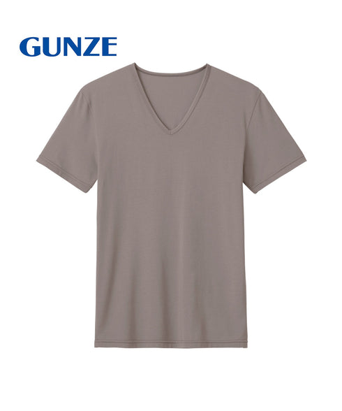 グンゼ GUNZE COOL MAGIC アセドロン ベア天 メンズ クルーネック半袖Tシャツ 【メール便】