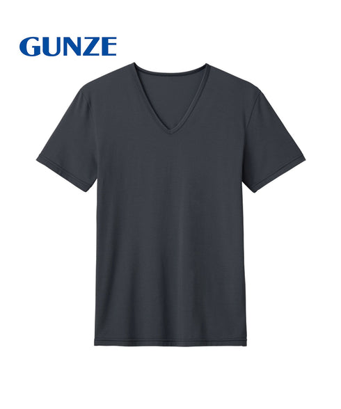 グンゼ GUNZE COOL MAGIC アセドロン ベア天 メンズ クルーネック半袖Tシャツ 【メール便】