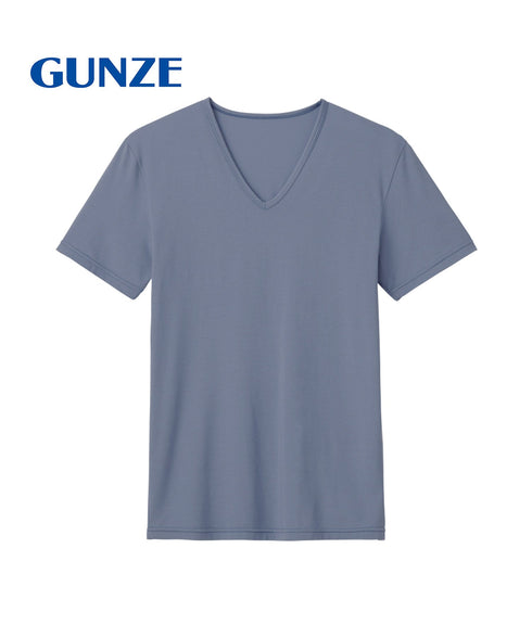 グンゼ GUNZE COOL MAGIC アセドロン ベア天 メンズ クルーネック半袖Tシャツ 【メール便】