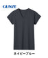 グンゼ GUNZE COOL MAGIC アセドロン ベア天 メンズ 汗とり付 Vネック半袖Tシャツ 【メール便】