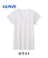 グンゼ GUNZE COOL MAGIC アセドロン ベア天 メンズ 汗とり付 Vネック半袖Tシャツ 【メール便】
