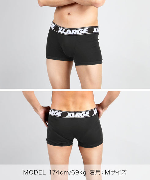 エクストララージ X-LARGE 2枚セット Plain メンズ ボクサーパンツ 【メール便】