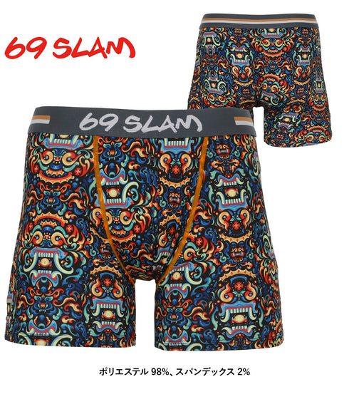 ロックスラム 69SLAM メンズ ロングボクサーパンツ 【メール便】