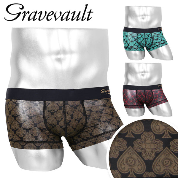 グレイブボールト Gravevault SUIT ローライズ ボクサーパンツ 【メール便】