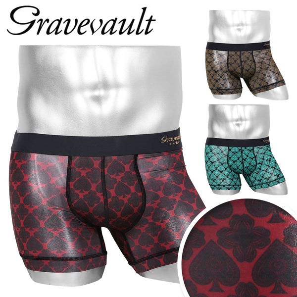 グレイブボールト Gravevault SUIT ショート ボクサーパンツ 【メール便】