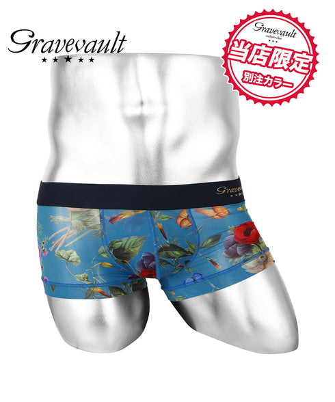 グレイブボールト Gravevault FLORA メンズ ローライズ ボクサーパンツ 別注カラー 【メール便】 cts