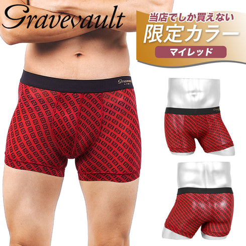 グレイブボールト Gravevault Logo type メンズ ショート ボクサーパンツ 別注カラー 【メール便】|下着 おしゃれ 人気 クリスマス プレゼント 彼氏
