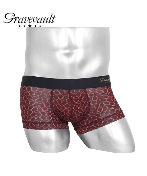 グレイブボールト Gravevault graphic heart メンズ ローライズ ボクサーパンツ 別注カラー 【メール便】 cts