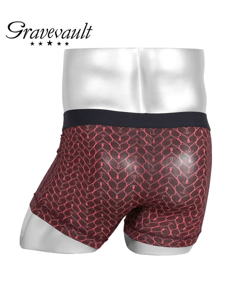 グレイブボールト Gravevault graphic heart メンズ ショート ボクサーパンツ 別注カラー 【メール便】 cts