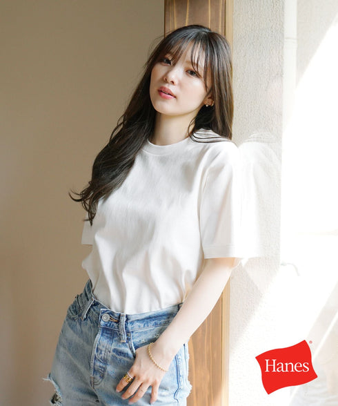 ヘインズ Hanes SHIRO メンズ クルーネック 半袖Tシャツ 【メール便】