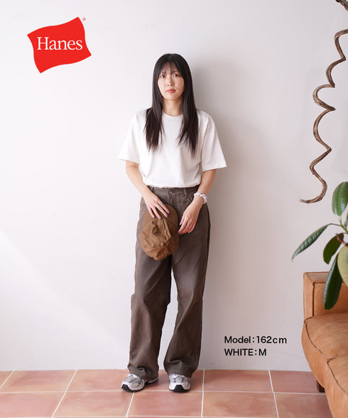 ヘインズ Hanes SHIRO メンズ クルーネック 半袖Tシャツ 【メール便】