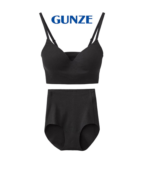 グンゼ GUNZE KIREILABO Fitte COOL レディース ブラ&ショーツ 上下セット
