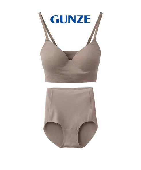 グンゼ GUNZE KIREILABO Fitte COOL レディース ブラ&ショーツ 上下セット