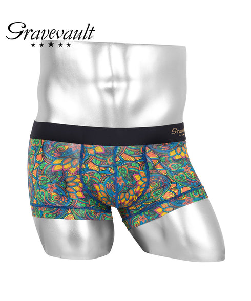 グレイブボールト Gravevault CLOUDY コラボ FLORATICA メンズ ローライズ ボクサーパンツ 【メール便】