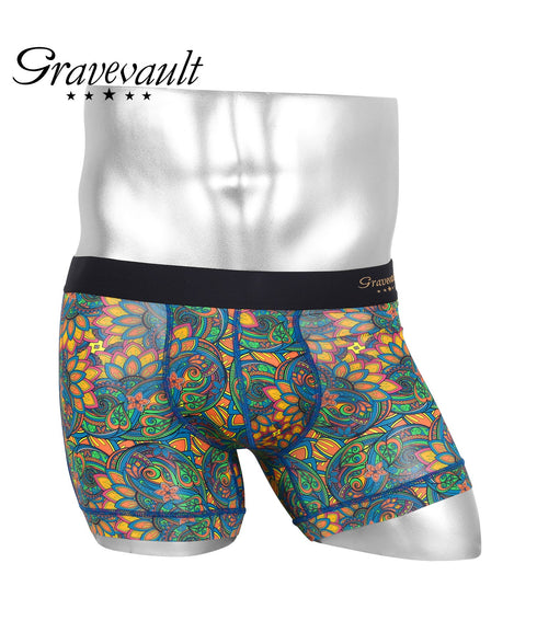 グレイブボールト Gravevault CLOUDY コラボ FLORATICA メンズ ショート ボクサーパンツ 【メール便】
