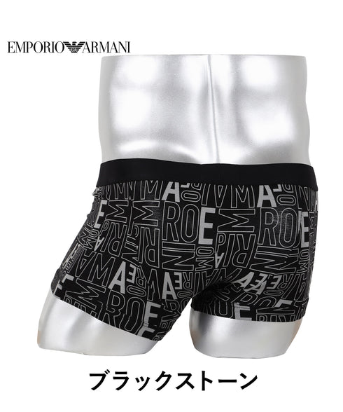 エンポリオ アルマーニ EMPORIO ARMANI ALL OVER BOLD LOGO メンズ ローライズボクサーパンツ 【メール便】 cts
