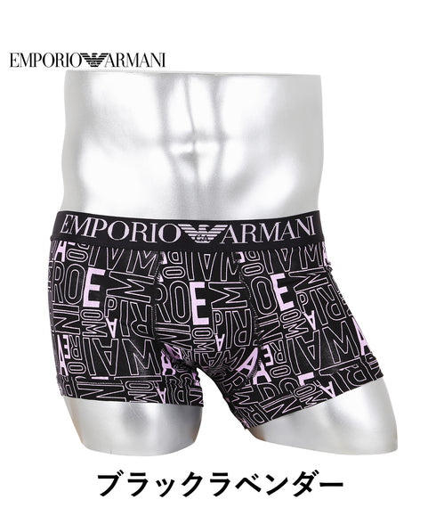 エンポリオ アルマーニ EMPORIO ARMANI ALL OVER BOLD LOGO メンズ ローライズボクサーパンツ 【メール便】 cts