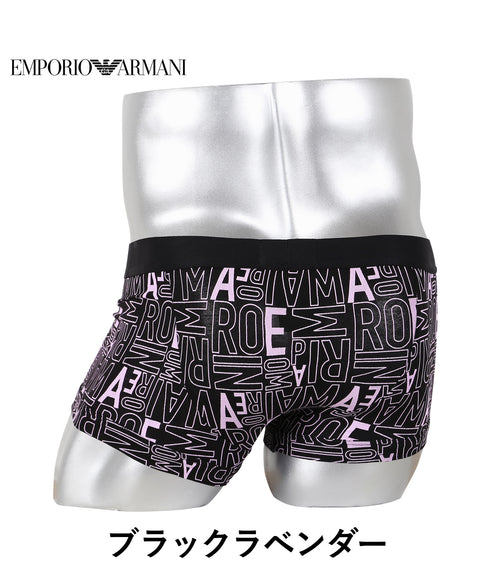 エンポリオ アルマーニ EMPORIO ARMANI ALL OVER BOLD LOGO メンズ ローライズボクサーパンツ 【メール便】 cts