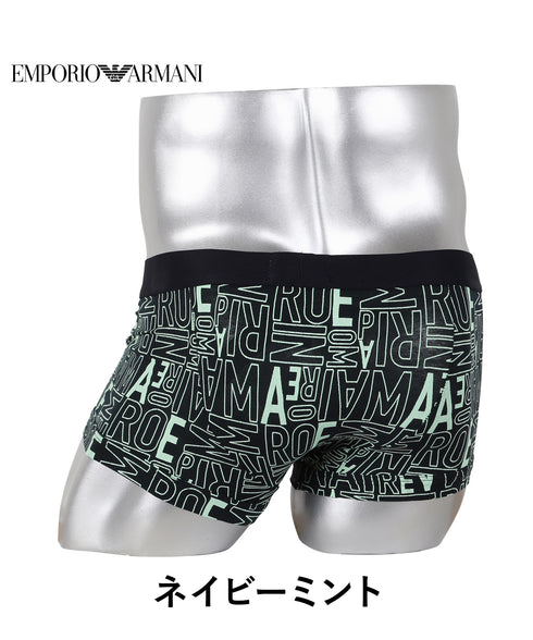 エンポリオ アルマーニ EMPORIO ARMANI ALL OVER BOLD LOGO メンズ ローライズボクサーパンツ 【メール便】 cts