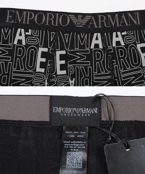 エンポリオ アルマーニ EMPORIO ARMANI ALL OVER BOLD LOGO メンズ ローライズボクサーパンツ 【メール便】 cts