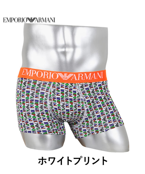 エンポリオ アルマーニ EMPORIO ARMANI ALL OVER VERTICAL LOGO メンズ ローライズボクサーパンツ 【メール便】 cts