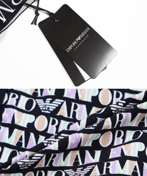 エンポリオ アルマーニ EMPORIO ARMANI ALL OVER VERTICAL LOGO メンズ ローライズボクサーパンツ 【メール便】 cts