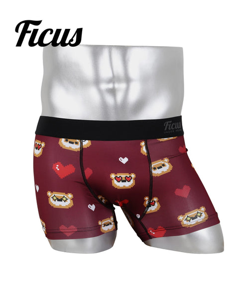 フィークス FICUS ドットフェレット君 メンズ ボクサーパンツ 【メール便】|下着 おしゃれ 人気 クリスマス プレゼント 彼氏 cts
