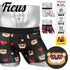 フィークス FICUS ドットフェレット君 メンズ ボクサーパンツ 【メール便】|下着 おしゃれ 人気 クリスマス プレゼント 彼氏 cts
