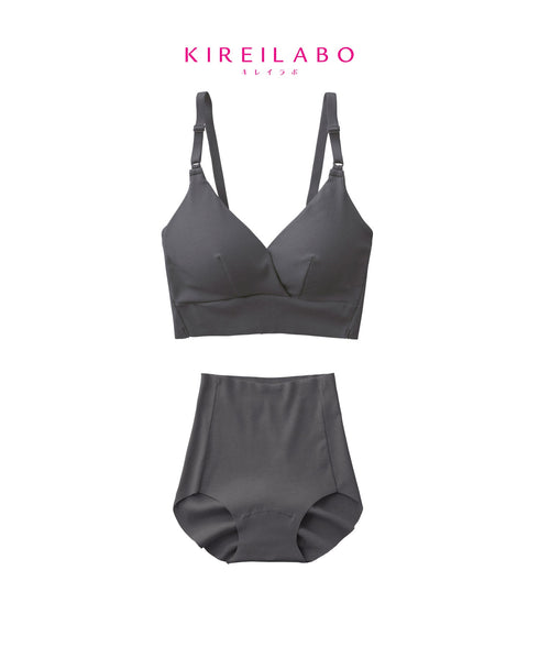 グンゼ GUNZE KIREILABO Fitte リブ レディース ブラ&ショーツ 上下セット|下着 セットアップ おしゃれ 人気 クリスマス プレゼント 彼女