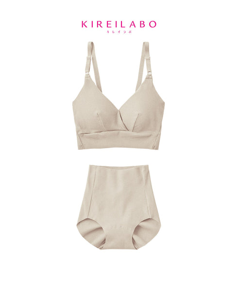 グンゼ GUNZE KIREILABO Fitte リブ レディース ブラ&ショーツ 上下セット|下着 セットアップ おしゃれ 人気 クリスマス プレゼント 彼女