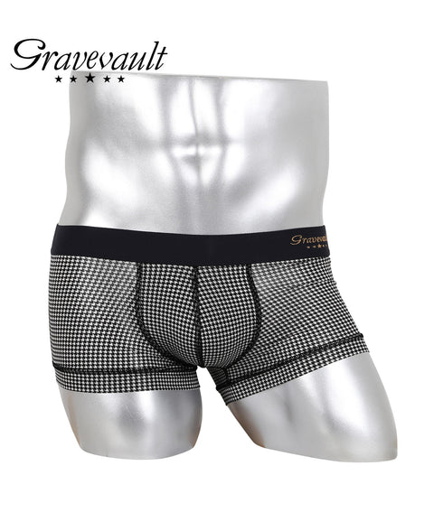 グレイブボールト Gravevault Houndstooth ローライズ ボクサーパンツ 【メール便】