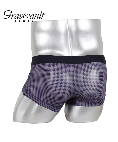 パープル×グレー