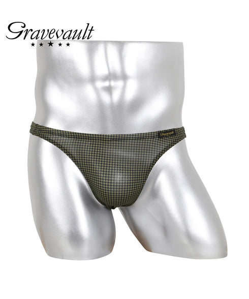 グレイブボールト Gravevault Houndstooth メンズ Tバック 【メール便】