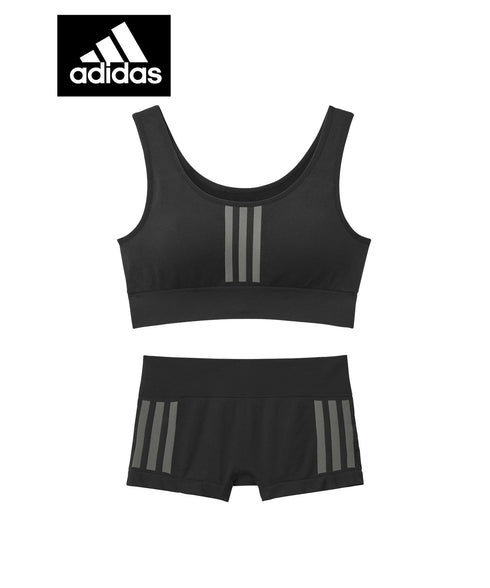アディダス adidas Seemless レディース ブラ&ショーツ 上下セット