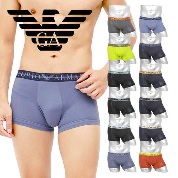 エンポリオ アルマーニ EMPORIO ARMANI MIXED WAISTBAND メンズ ローライズ ボクサーパンツ 【メール便】 cts