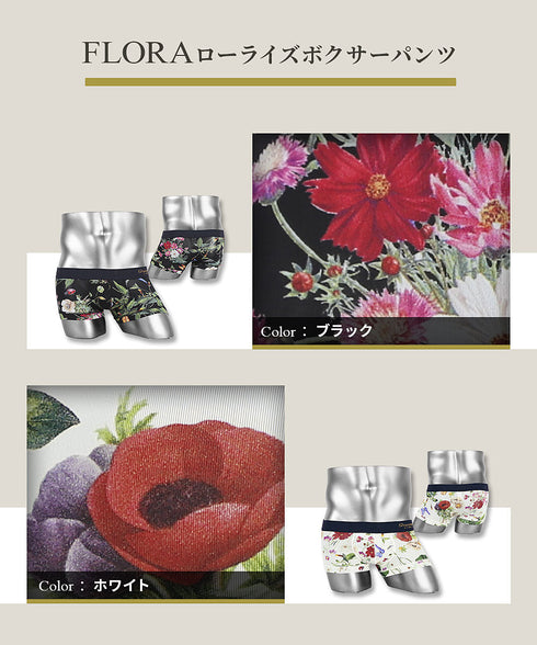 グレイブボールト Gravevault パンツの日特別価格 FLORA ローライズ ボクサーパンツ 【メール便】