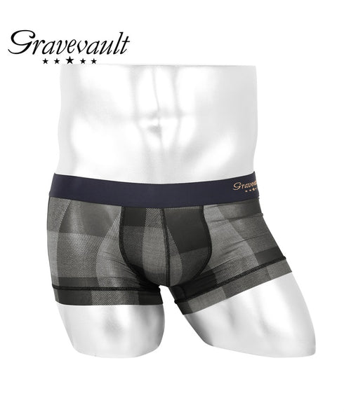 グレイブボールト Gravevault Buffalo check ローライズ ボクサーパンツ 【メール便】