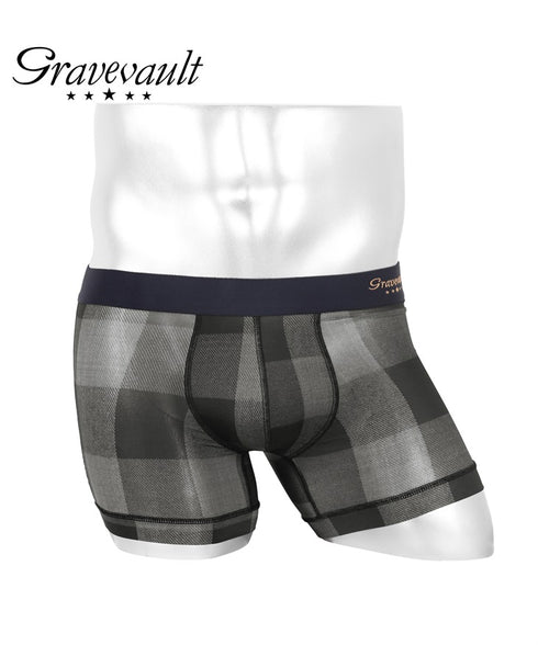 グレイブボールト Gravevault Buffalo check ショート ボクサーパンツ 【メール便】