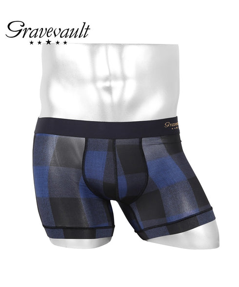 グレイブボールト Gravevault Buffalo check ショート ボクサーパンツ 【メール便】