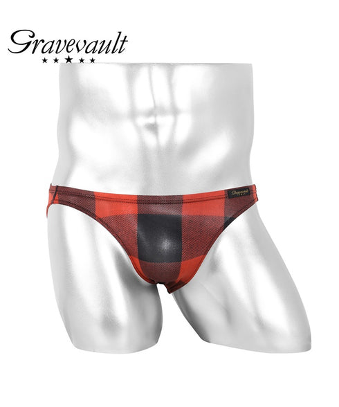 グレイブボールト Gravevault Buffalo check ビキニ 【メール便】