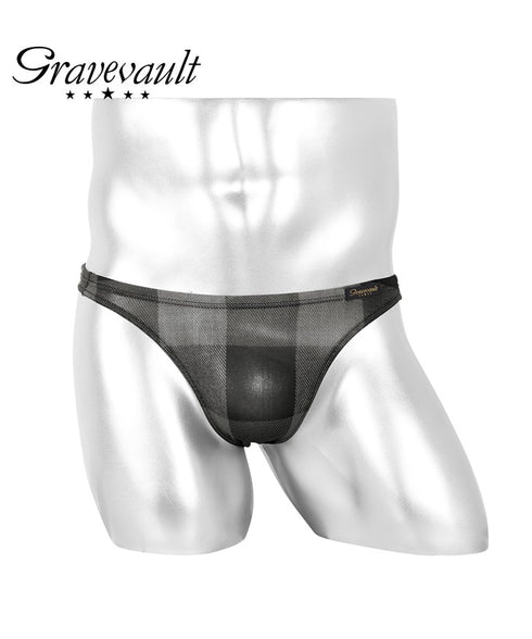 グレイブボールト Gravevault Buffalo check Tバック 【メール便】